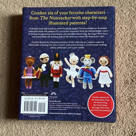 thunder bay books Toys Crochet Nutcracker Characters Crochet Kits